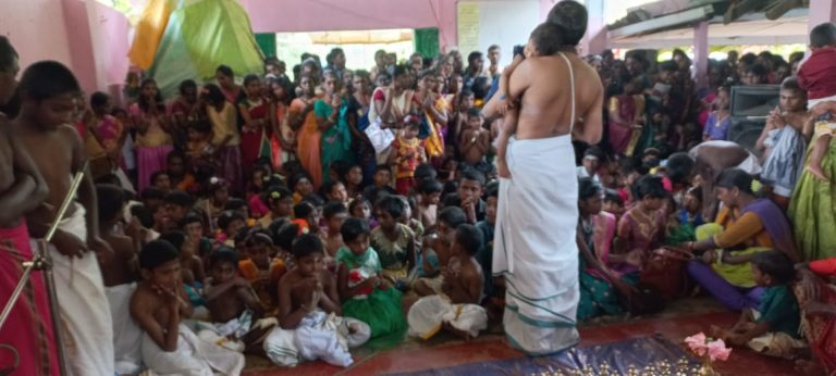 நாவலப்பிட்டி குயிஸ்பேரித் தோட்டத்தில் சமயதீக்கையும் சிவவழிபாட்டுப் பயிற்சியும்